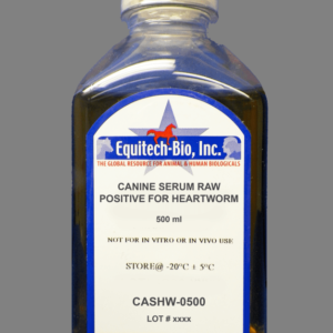 CASHW05 -- Non-Sterile Canine Serum Positive for Heartworm