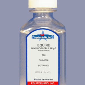 E60 -- Equine IgG Solution >= 97% Purity