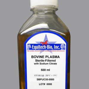 SBPUC35 -- Sterile Filtered Bovine Plasma with Sodium Citrate