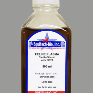 SFPE35 -- Sterile Filtered Feline Plasma with EDTA