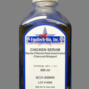 SC31 -- Sterile Filtered Chicken Serum Charcoal Stripped